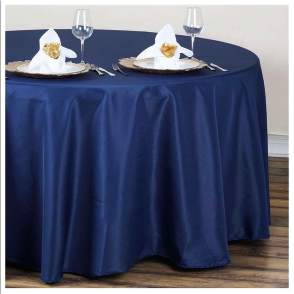 NIB Navy Blue Event Linens/Tablecloth’s - Picture 1 of 10